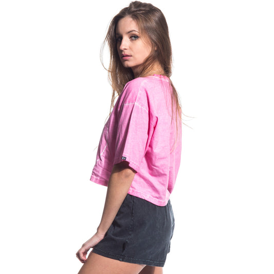 THE INFAMOUS BF CROP TEE SS17 WASHED PINK