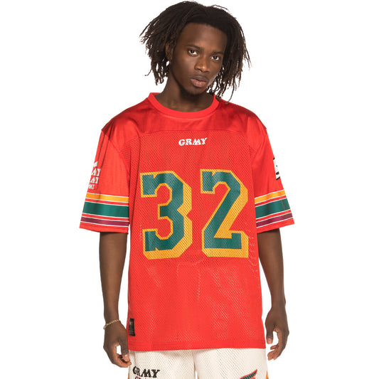 Pack Grimey Football shirt + Short Wild Child SS19 Red / White