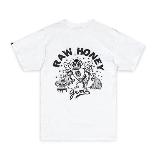 Camiseta Grimey "HIVE" -  White | Fall 22