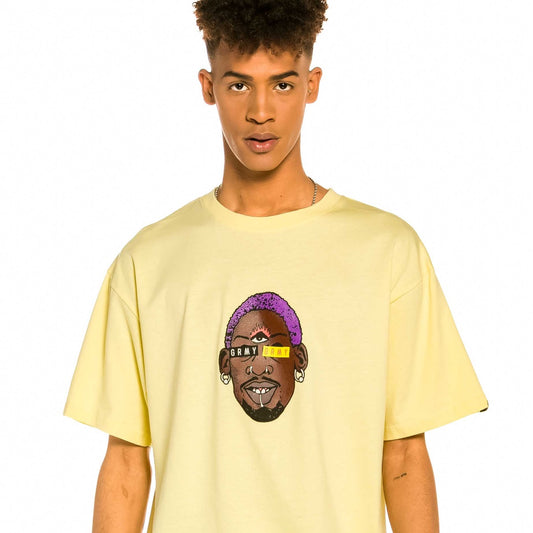 Camiseta Grimey "The Worm" - Yellow | Summer 22