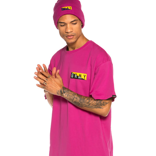 Grimey Kinder von Syrien Tee FW19 Fuchsia T-Shirt