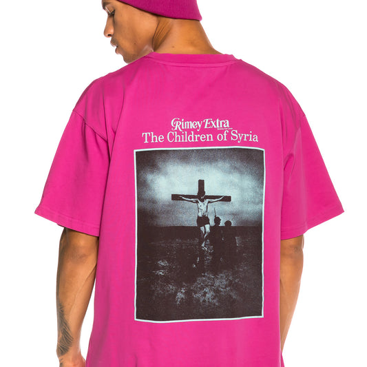 Grimey Kinder von Syrien Tee FW19 Fuchsia T-Shirt
