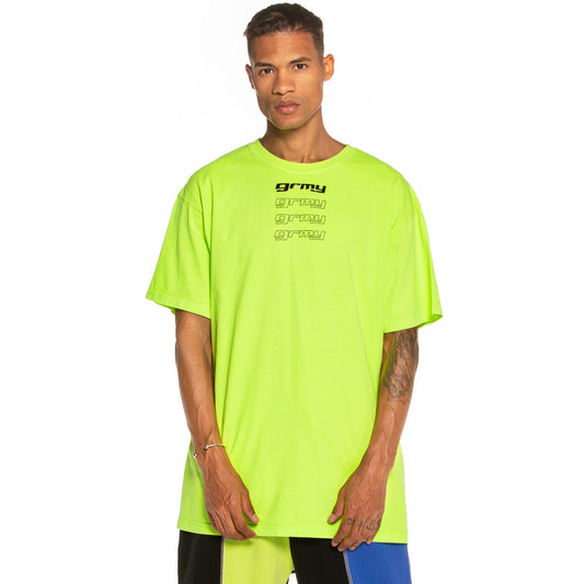 Camiseta Grimey Looter Cult Neon Tee FW19 Green