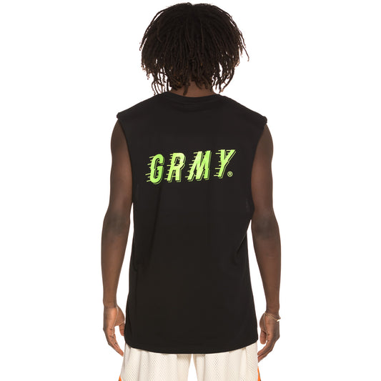 Grimey The Cooky Puss Ärmelloses T-Shirt SS19 Schwarz