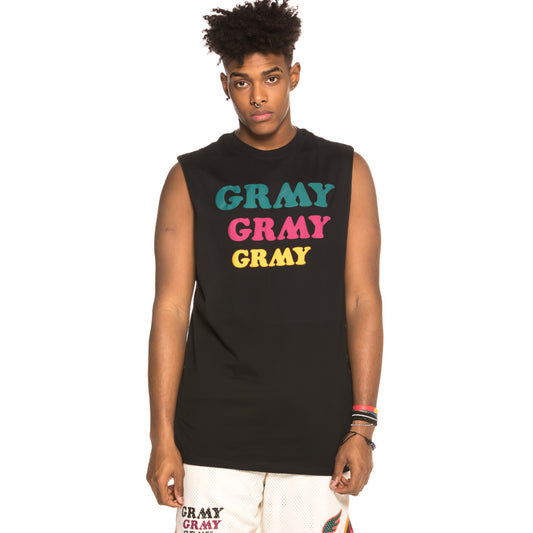 Grimey Wild Child Ärmelloses T-Shirt SS19 Schwarz