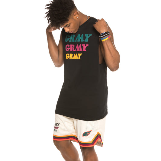 Grimey Wild Child Ärmelloses T-Shirt SS19 Schwarz