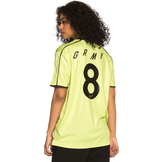 Unisex T-Shirt Grimey Brick Top Fußball T-Shirt SS19 Lime