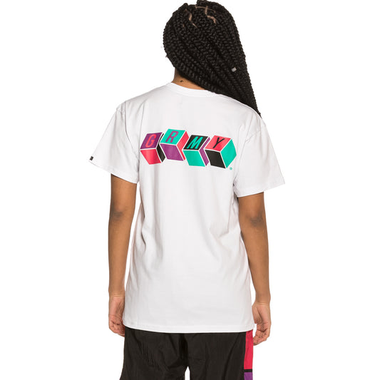 Unisex T-Shirt Grimey Brick Top Tee SS19 Weiß
