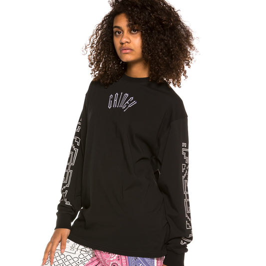 Grimey Carnitas Langarm SS20 Schwarzes Unisex-T-Shirt