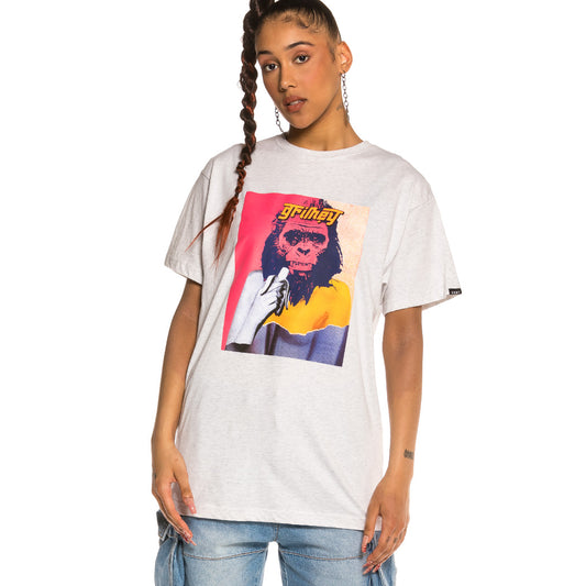 Grimey Eloquent Rage Tee SS20 Sport Grau Unisex T-Shirt