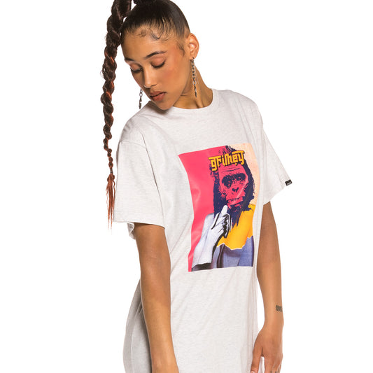 Grimey Eloquent Rage Tee SS20 Sport Grau Unisex T-Shirt