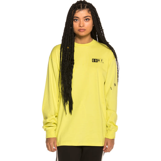Grimey Unisex T-Shirt FALA Langarmshirt SS19 Limette
