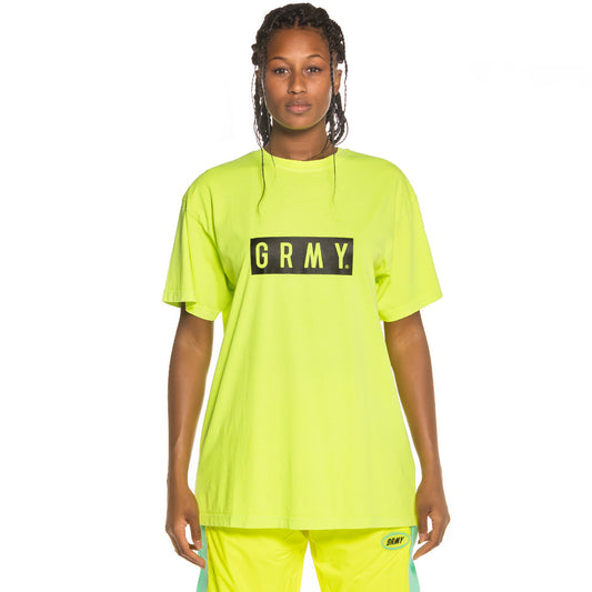 Grimey Flying Saucer Tee FW19 Fluorgelbes Unisex-T-Shirt