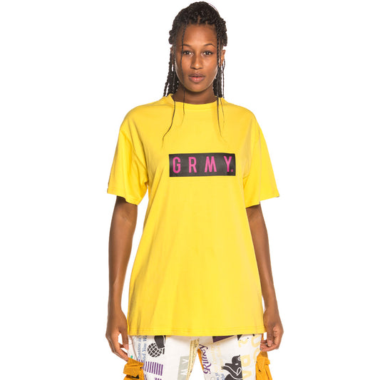 Grimey Fliegende Untertasse Tee FW19 Gelb Unisex T-Shirt