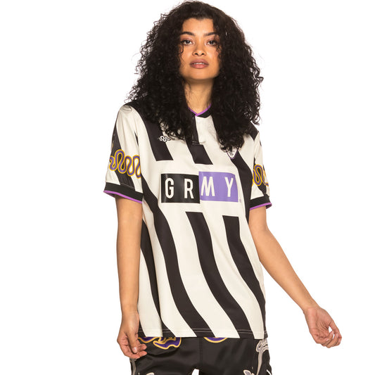 Grimey La Sombra Fußball-T-Shirt SS19, schwarzes Unisex-T-Shirt