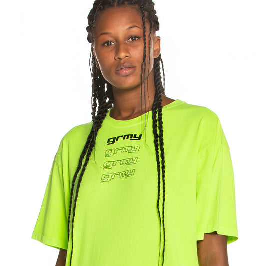 Grimey Looter Cult Neon Unisex Tee FW19 Green