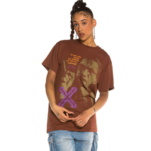 Malik Unisex Tee SS20 Brown