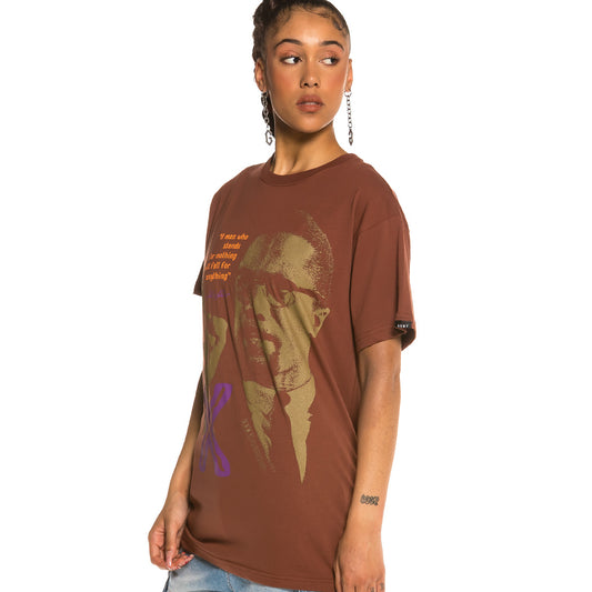 Malik Unisex Tee SS20 Brown