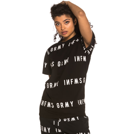 Grimey Sober Heritage Unisex Tee SS19 Black