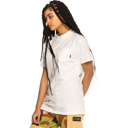 Grimey Transiberian Tee SS19 Weißes Unisex-T-Shirt