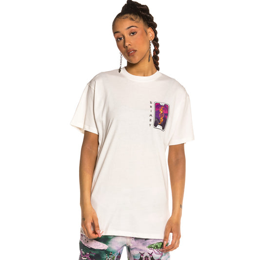 Unisex T-Shirt Grimey Yanga Tarot Tee SS20 Weiß