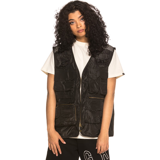 Grimey Unisex Weste Transsiberian SS19 Schwarz