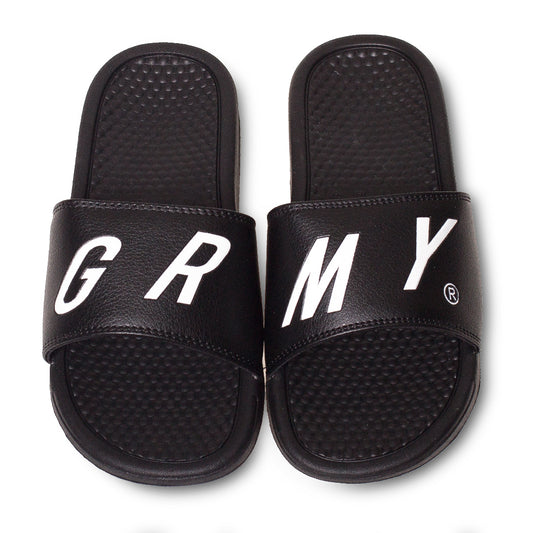 Grimey Happy End FALA SS19 Schwarze Flip-Flops