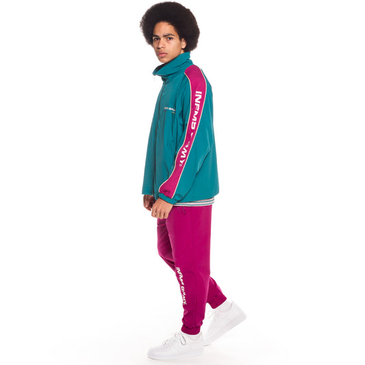TRACK JACKET + TRACK PANT COUNTERBLOW SS18 GREEN/PURPLE