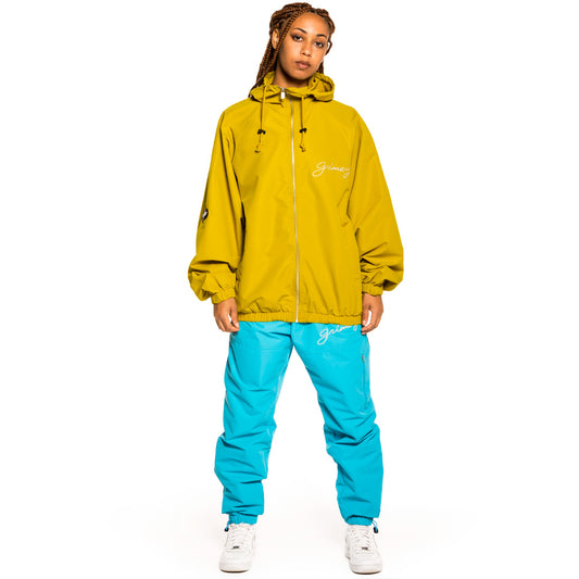 Grimey „Martinique Fact“ Unisex-Kapuzenjacke – Senfgelb | Herbst 21