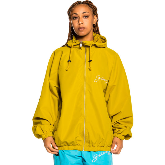 Grimey „Martinique Fact“ Unisex-Kapuzenjacke – Senfgelb | Herbst 21
