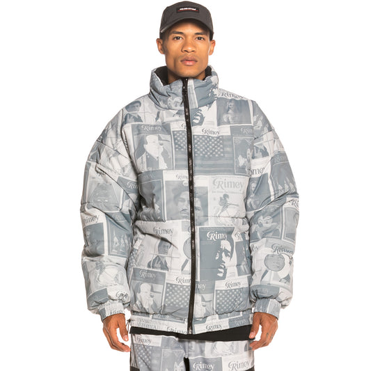 Grimey Alienation Reversible Puffy Jacket FW19 black
