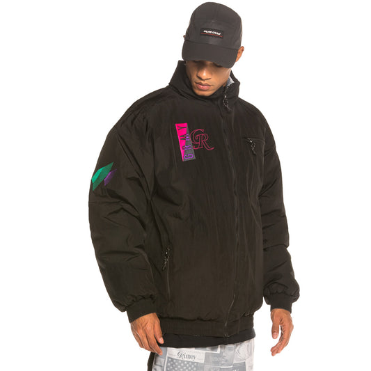 Grimey Alienation Reversible Puffy Jacket FW19 black