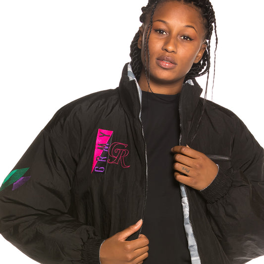 Grimey Alienation Reversible Unisex Puffy Jacket FW19 black