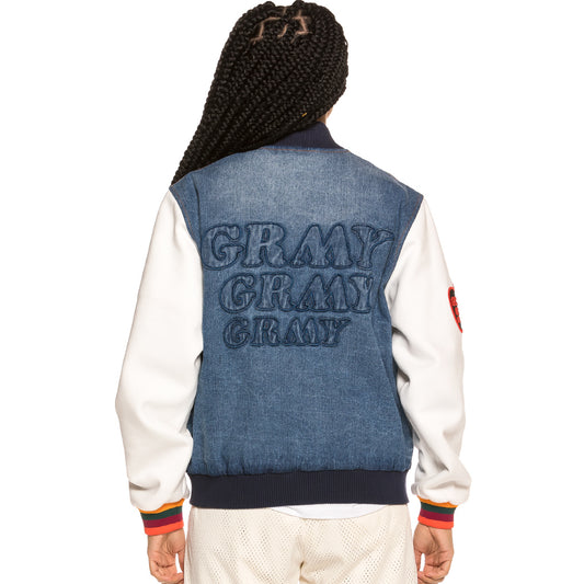 Unisex Grimey Wild Child SS19 verwaschene Jeansjacke