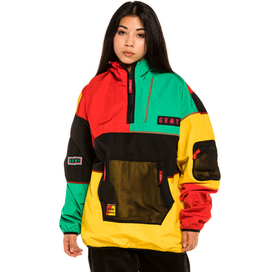Grimey „Les Memories“ Unisex-Regenmantel – Mehrfarbig | Winter 21