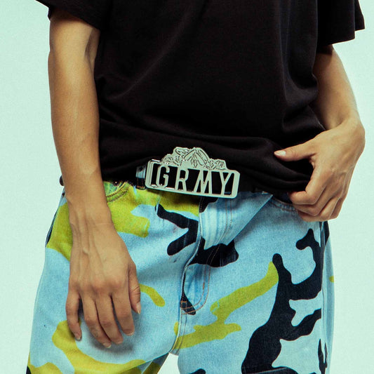 GRIMEY BACK AT YOU BUCKLE BELT - BLACK | FW23