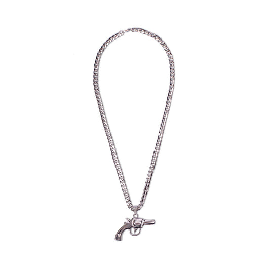 Grimey GLORIFIED GUN Necklace | Silver - Spring 22