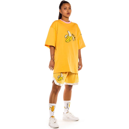 Grimey „Jungle Punch“ Schweres Unisex-T-Shirt – Gelb | Frühling 22