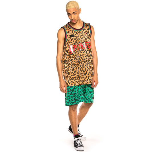 Pack Grimey Tank Top + Short Yanga Mesh SS20 Leopard/Green