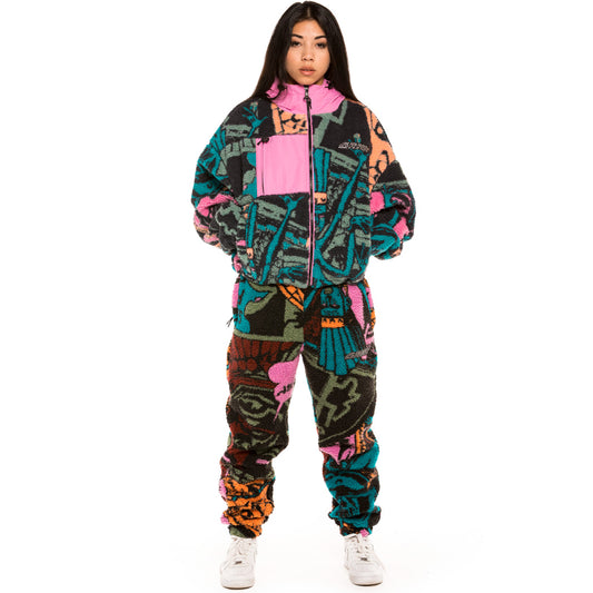 Chaqueta Chica Grimey "Space Lady" Sherpa - Blue | Winter 21