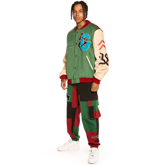 Pack Grimey Pantalón + Baseball Jacket "Singgang All Over Junction" - Red | Fall 21