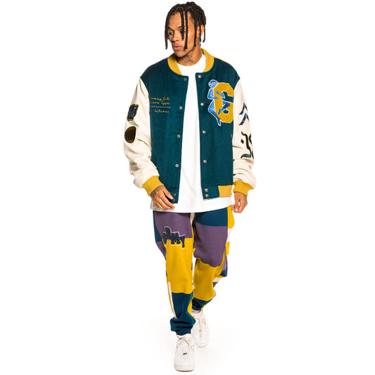 Pack Grimey Pantalón + Baseball Jacket "Singgang All Over Junction" - Navy | Fall 21