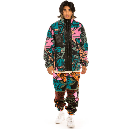 Chaqueta Grimey "Space Lady" Sherpa - Blue | Winter 21