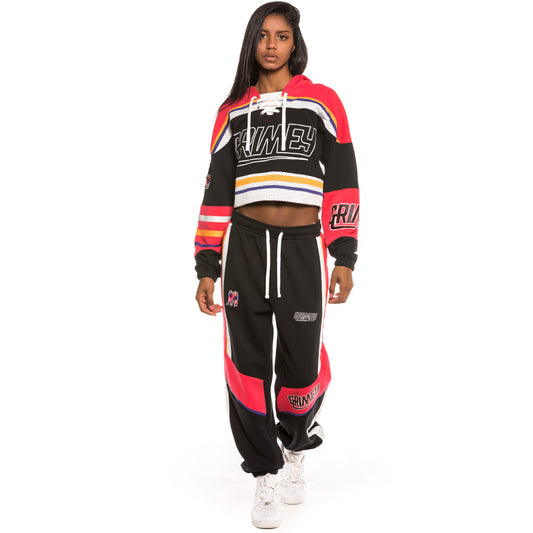 Sudadera Chica Grimey Ubiquity Crop Hoodie FW20 Black