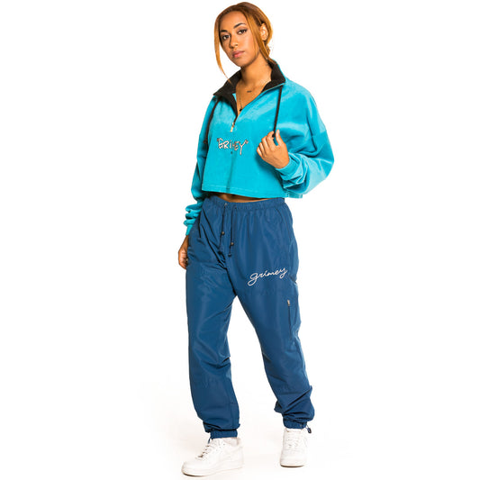 Sudadera de Chica Grimey "Gem Cutting" Velvet - Blue | Fall 21