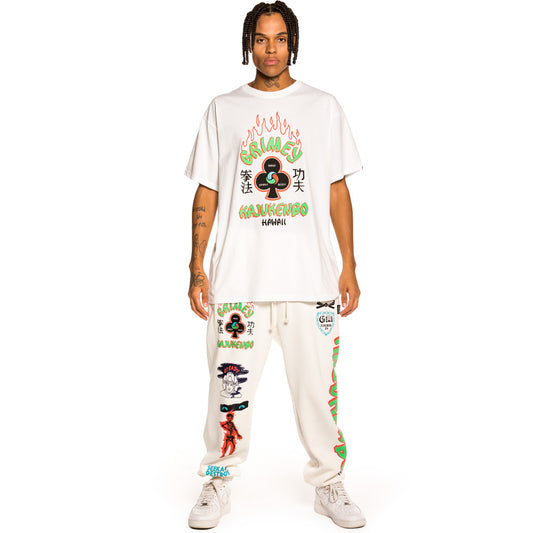 Pack Grimey Pantalón + T-Shirt "Destroy All Fear" - White | Fall 21