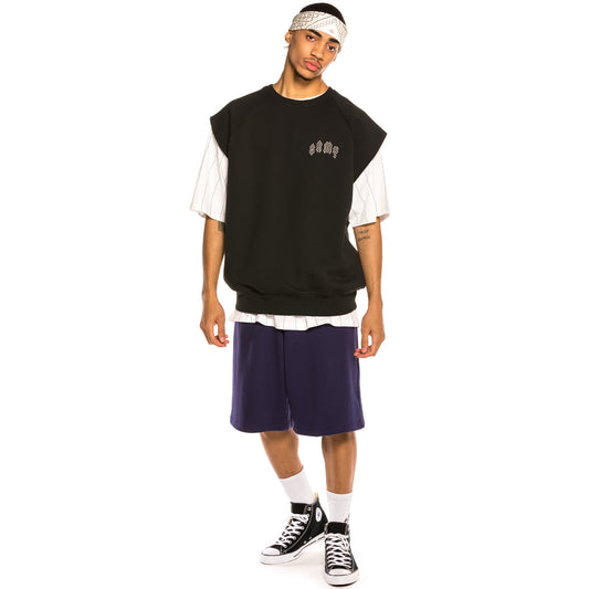 Pack Grimey Sleeveless Crewneck + Short Carnitas SS20 Black/Blue