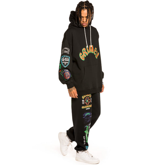 Pack Grimey Pant + Hoodie "Destroy All Fear" - Black | Fall 21