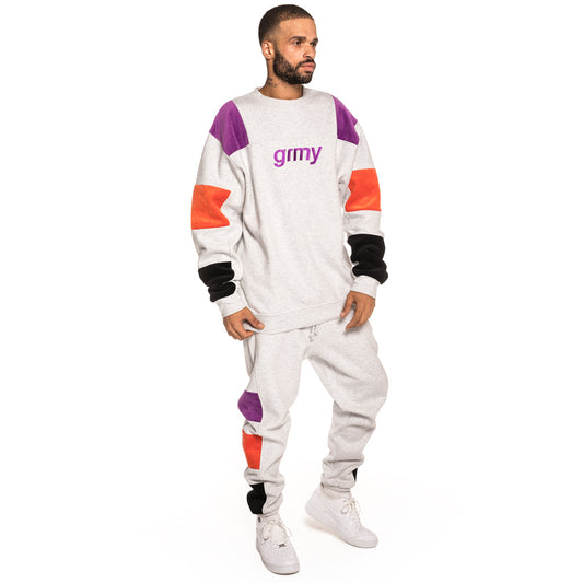 Pack Hoodie + Trainingshose Flamboyant FW18 Weiß Melange