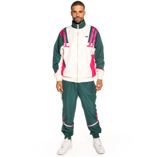 PACK TRACK JACKET + TRACK PANT NEMESIS FW18 WHITE/GREEN